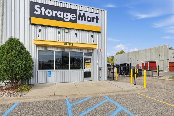 Facility exterior at StorageMart in Plymouth Minnesota