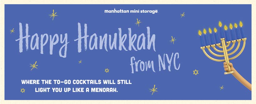 Manhattan Mini Storage Billboards Hanukkah in NYC
