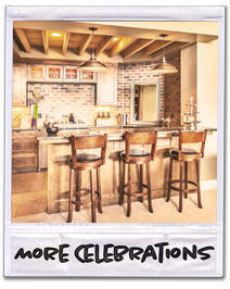 More Celebrations Polaroid - Organizing Home Bar