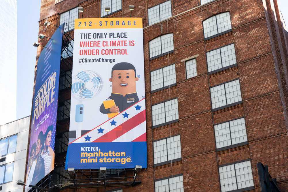Manhattan Mini Storage Billboards - The Place Where Climate is Under Control