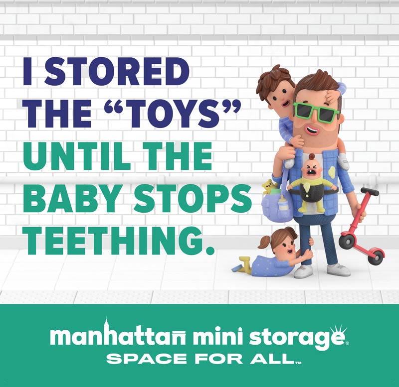 Space for All - Manhattan Mini Storage Billboards Toy Storage