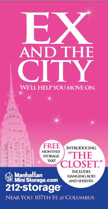 Ex and the City. We'll help you move on.