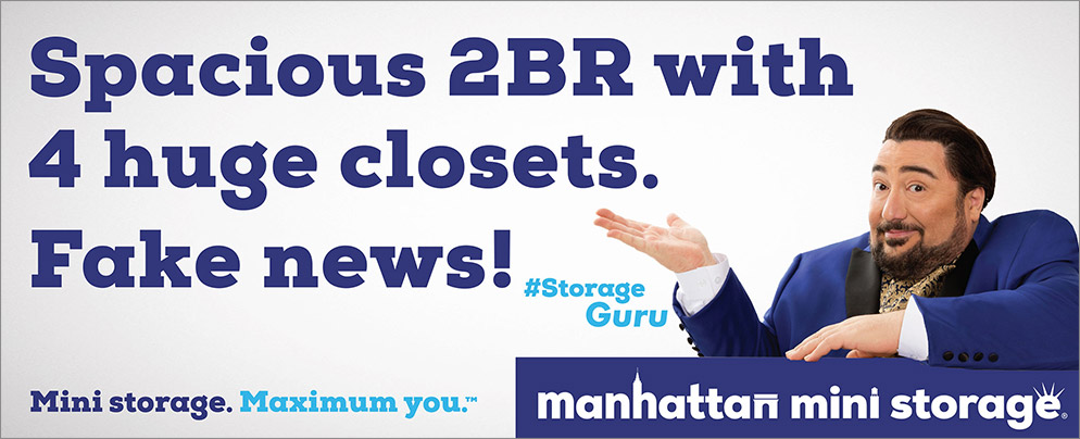 Spacious 2br with 4 huge closets. Fake news!