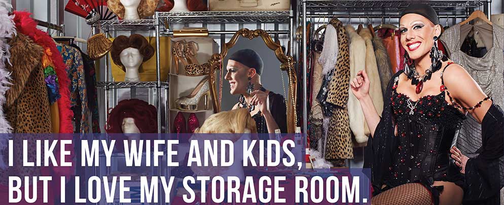 I like my wife and kids, but I love my storage room.