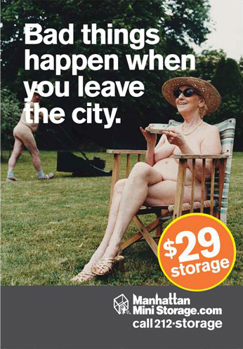 Bad things happen when you leave the city - nudist