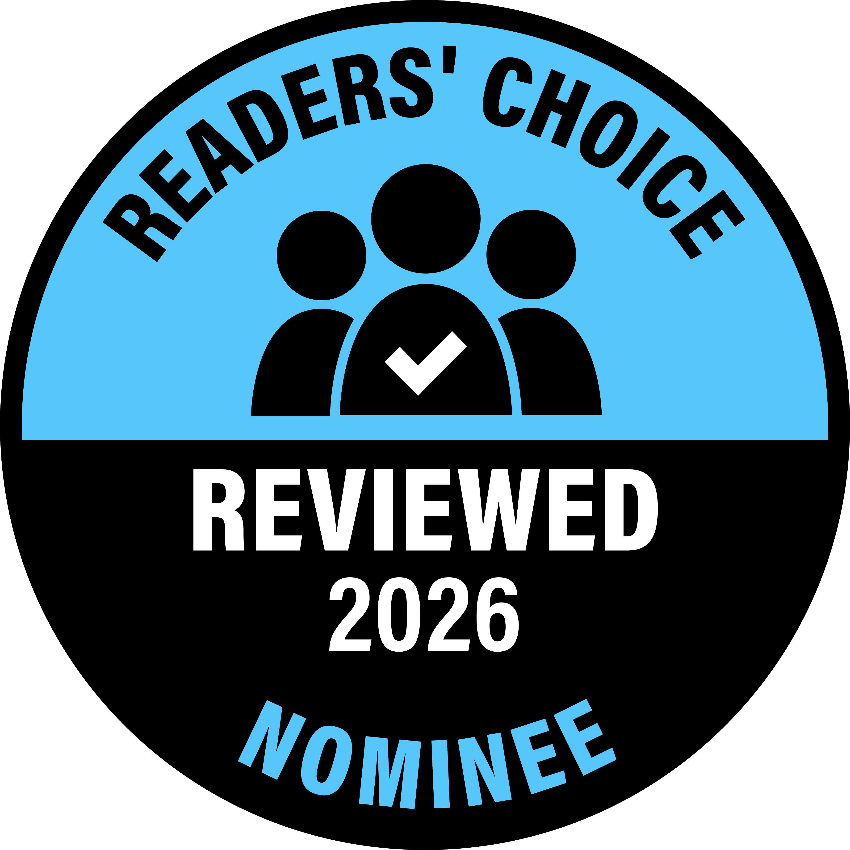 Readers Choice Award Nominee 2026 Logo