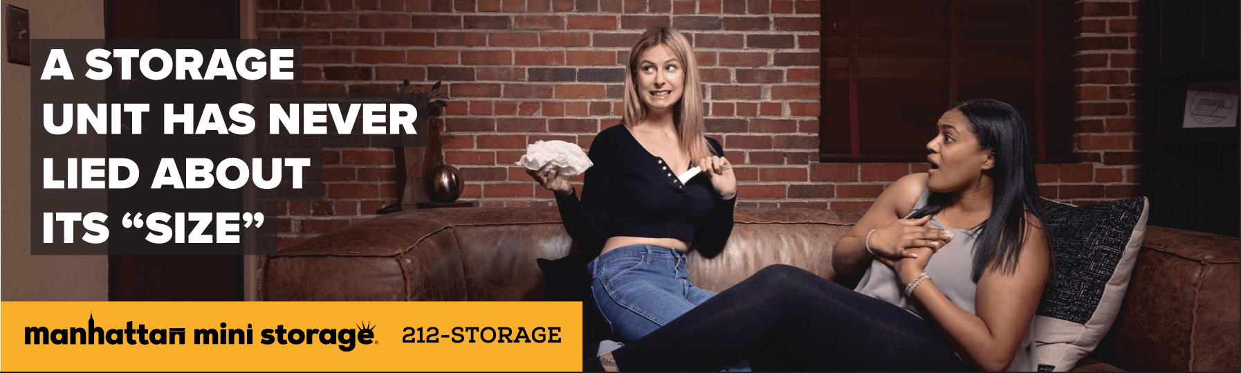 Manhattan Mini Storage Billboards - A Storage Unit Has Never Lied About its Size