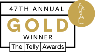 Telly Award Gold Winners Badge