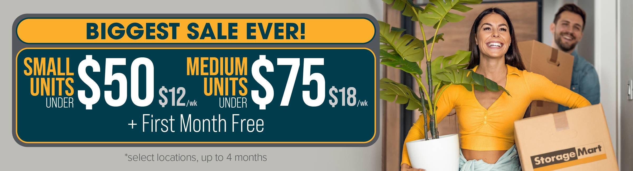 StorageMart Summer Sale Banner